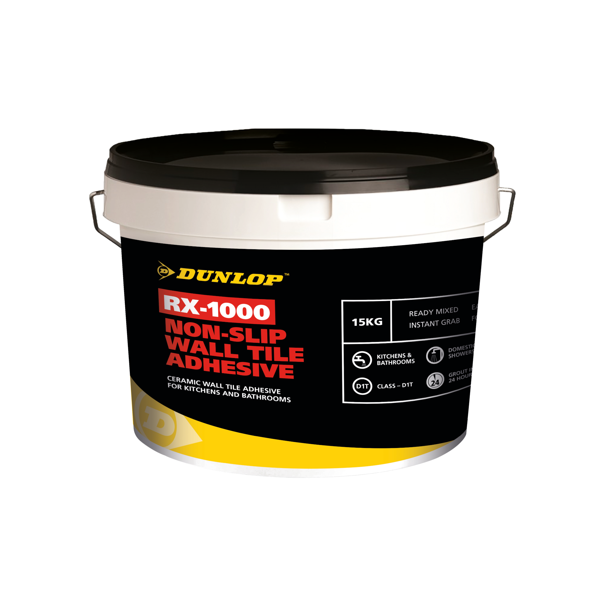 Dunlop RX-1000 Non-Slip Wall Tile Adhesive 15kg