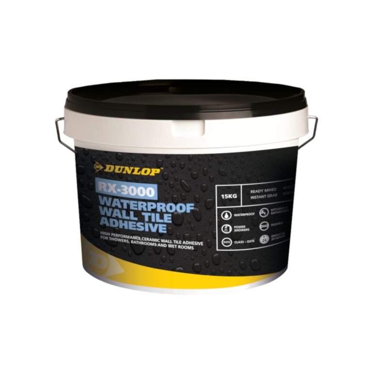 Waterproof Ready Mixed Wall Tile Adhesive For Wet Areas | Dunlop RX-3000